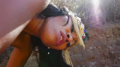 Yasmine Deleon Gets Fucked By The Sultan Outside