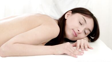 Sex on a massage table