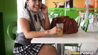 Ashley Gets Picked Up for a Crazy Trike Encounter