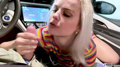 Blonde MILF Blowjob