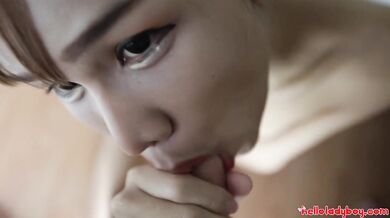 Natty1 on Hello Ladyboy - Blowjob