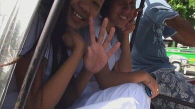 Two sexy Filipina nurses give special care to lucky male tourist