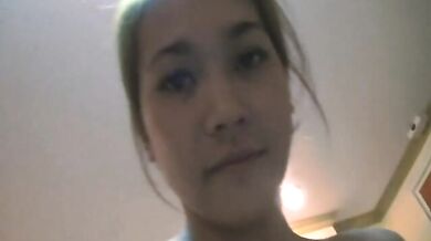 Two cute young Filipina sisters fucked in hotel room after shopping