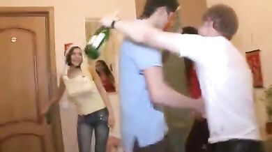 New Year sex party