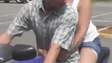 Biker fucks a fatty