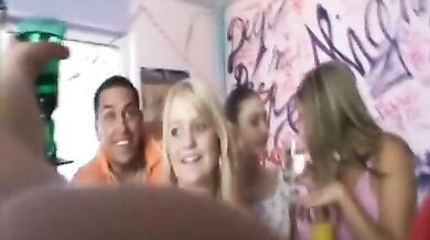 Teens party and fuck