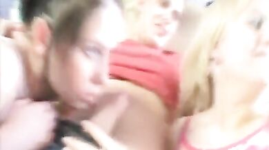 Teens party and fuck