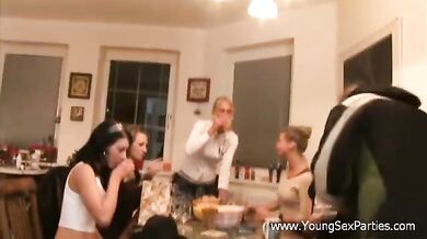 Party filled with horny teens