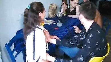 Kitchen teen orgy
