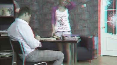 Girl seduces her tutor