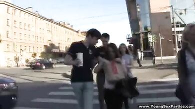 Teens fuck together like crazy
