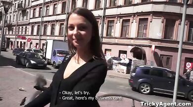 Creampied by tricky porn agent