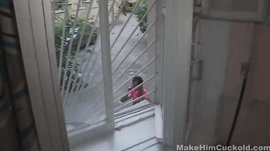 Interracial cuckold revenge fuck