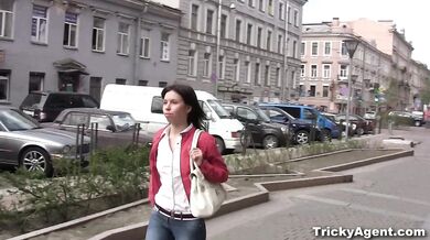 Pursuing a dream, a girl gets fucked by an Agent!