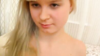 Cutie tested by fat cock