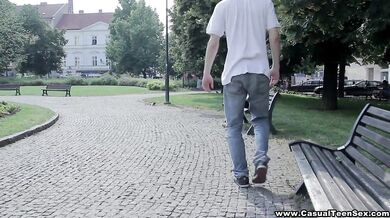 Casual sex with college nerd