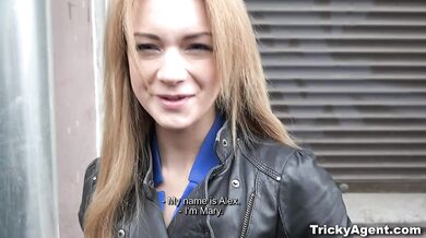 Sex audition with petite teen