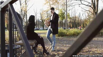 Casual sex and loud orgasm