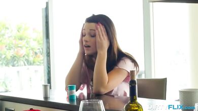 PMS slut fucked by a step bro