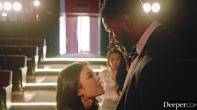 Deeper. Petite beauties Lulu & Kimmy can't resist Jax' BBC