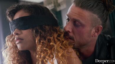 Deeper. Actress Scarlit submits to her scene partner's kinks