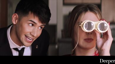 Deeper.Avery watches married neighbor cheat with sexy Anya