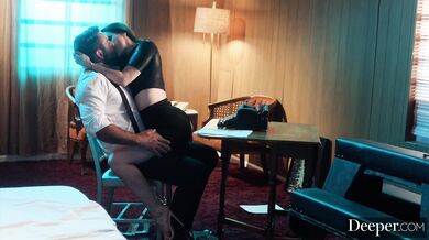 Deeper. Gorgeous Tough Nicole Vaunt Gives A Writer The Discipline He Craves