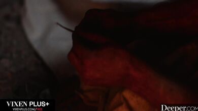 Deeper. Gorgeous Natural Beauty Angie Faith Devours Cock Like A Goddess