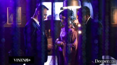 Deeper. Delicious Beauty Matty Mila Perez Gets Spit-Roasted