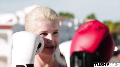 TUSHY Boxing Beauty Eliz Has Intense Anal With Trainer