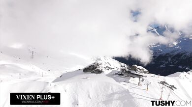 TUSHY Anal Obsessed Beauty Eve Sweet Seduces Clemence Audiard And Her Boyfriend At The Chalet