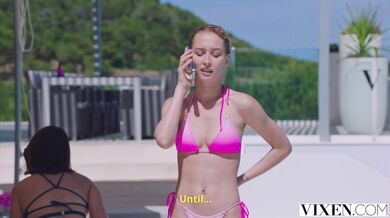 VIXEN Concierge Vanessa steals hotel guest away from his GF