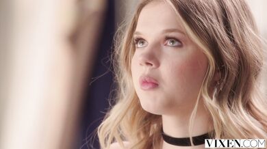 VIXEN Petite cute young Intern Coco seduces her older boss