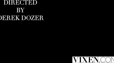 VIXEN Curvaceous Blonde model Blake seduces photographer