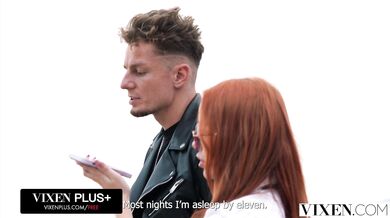 VIXEN Beautiful Redhead Megan Murkovski Rides His Massive Cock All Night Long