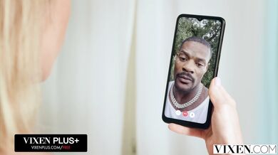 VIXEN Gorgeous Spy Bella Spark Seduces Milan Cheek In Hot Threesome