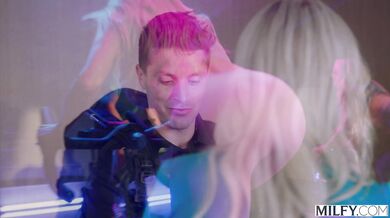 MILFY Hotwife Brandi Seduces Hubby's 2 Young Eager Interns