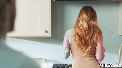 MILFY Curvy Mom Sophia Is Tempted By College Kid's BBC