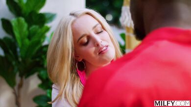 MILFY BBC-Hungry Blonde MILF Charlie Devours Ex BF's Cock