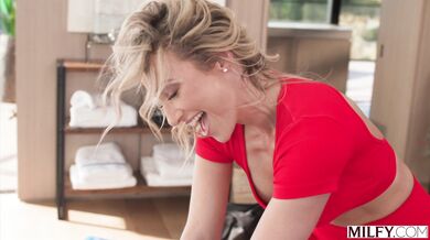 MILFY Fit Blonde MILF Crystal Clark Shows Cocky Young Stud Who's In Charge