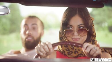 MILFY Stunning Hotwife Daisy Fuentes Ride A Huge Cock While Hubby Watches