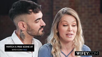 WIFEY Tiny Hotwife Sammm Next Door Holds Hubby's Hand While She Devours Monster BBC