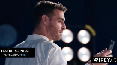 WIFEY Cute Blonde Hotwife Victoria Rey Gets Fucked Doggystyle While Holding Hubbys Hand