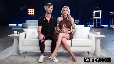 WIFEY Gorgeous Tattooed Blonde Hotwife Kaci Kennedy Rides BBC While Hubby Films