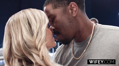 WIFEY Blonde Baddie Anastasia Shades Takes A Huge BBC Creampie As Hubby Watches