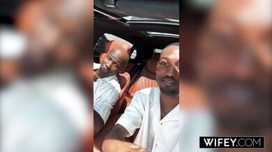 WIFEY Redheaded Hotwife Peach Gets Tag-Teamed By Two Huge BBCs While Hubby Cheers On