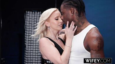 WIFEY Tight Blonde Hotwife Norah Nova Gets Filled Up By Massive BBC In Front Of Hubby