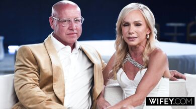 WIFEY Blonde MILF Bella Bare Gets Tag-Teamed By Two Massive BBCs While Hubby Cheers On