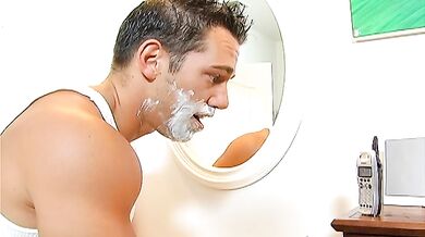 Nikki Benz fucking in the couch with her piercings