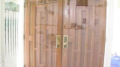 Nikki Benz fucking in the couch with her piercings